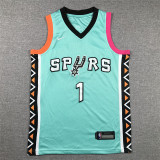2026  Sa Spurs Top Quality Hot Pressing Kids NBA Jersey