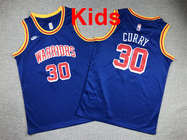 2026  Warriors Top Quality Hot Pressing Kids NBA Jersey