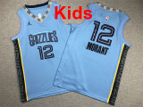 2026 Grizzlies Top Quality Hot Pressing Kids NBA Jersey