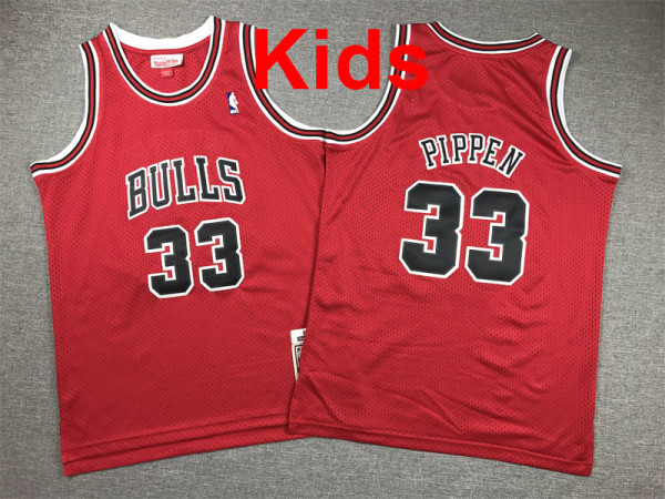 2026  Bulls Top Quality Hot Pressing Kids NBA Jersey
