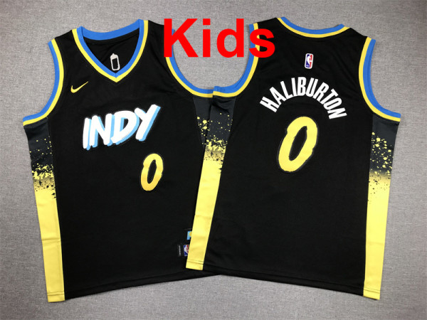 2026 Pacers Top Quality Hot Pressing Kids NBA Jersey