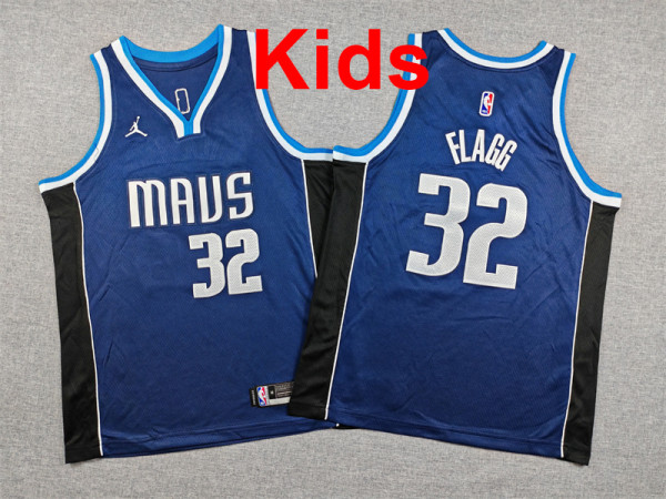 2026  Dallas Top Quality Hot Pressing Kids NBA Jersey