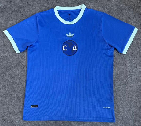 26-27 Club America Blue 110th Anniversary Edition Fans Soccer Jersey