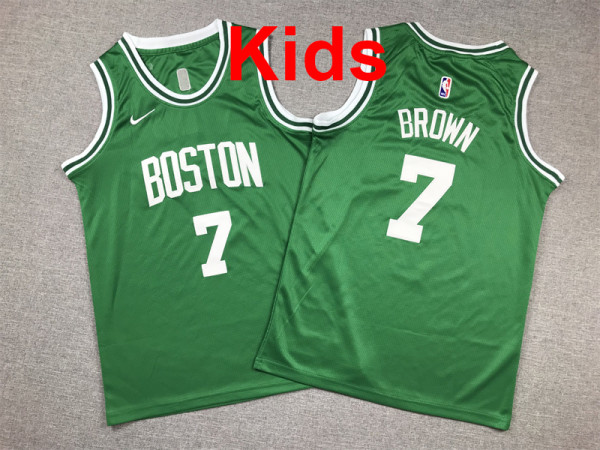 2026  Celtics Top Quality Hot Pressing Kids NBA Jersey