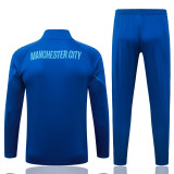 26-27 Man City High Quality Half Pull Tracksuit