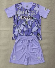 26-27 Sheffield Wednesday Purple GoalKeeper Kids Soccer Jersey