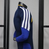 26-27 Boca Juniors Blue Long Sleeve Player Version Soccer Jersey*长袖球员