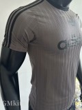 2025 AD Casual Grey Player Version Training shirts (三叶草)