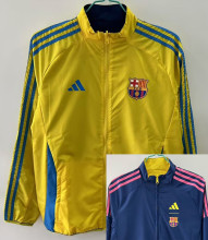25-26 BAR Yellow & Royal blue Double Sided Windbreaker (双面风衣)