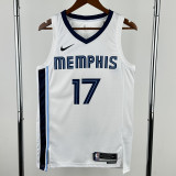 22-23 Grizzlies KAWAMURA #17 White Top Quality Hot Pressing NBA Jersey