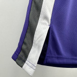 22-23 KINGS DEROZAN #10 Purple Away Top Quality Hot Pressing NBA Jersey(V领）