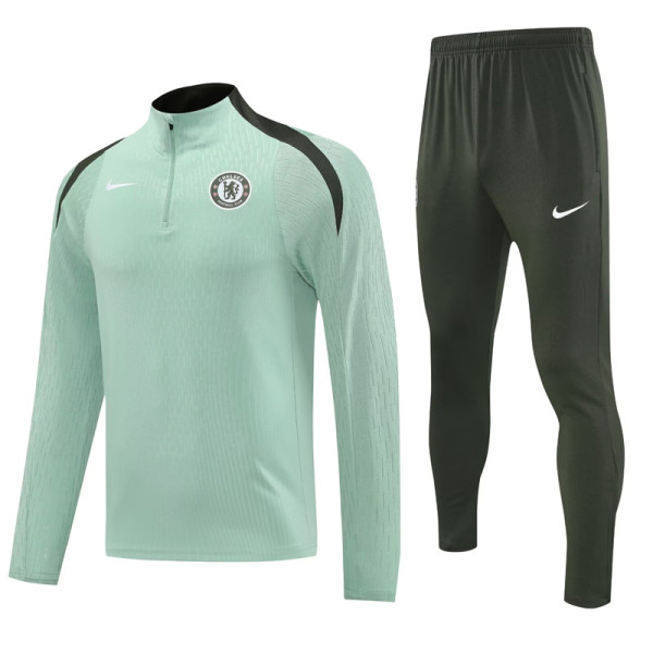 25-26 CHE Light green Half Pull Tracksuit (半拉链)