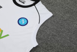 24-25 Napoli White Tank top and shorts suit