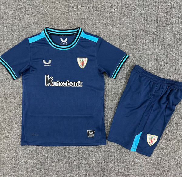 25-26 Bilbao Away Kids Soccer Jersey