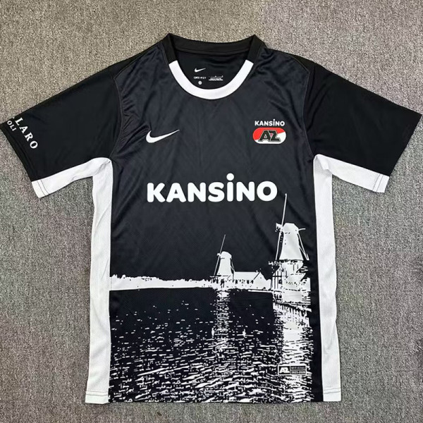 25-26 Alkmaar FC Black Special Edition Fans Soccer Jersey