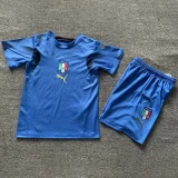 2006 Italy Home Kids Retro Soccer Jersey