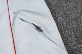 25-26 Bayern Light gray Jacket Tracksuit #A2552