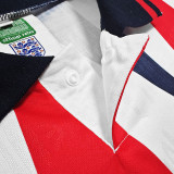 1992 England Home Retro Soccer Jersey
