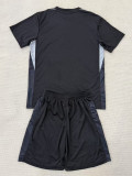 25-26 USA  Black Goalkeeper Kids Soccer Jersey