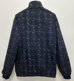 24-25 Man Utd Blue & Black Double Sided Windbreaker (双面风衣)
