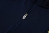 25-26 JUV Royal blue Half Pull Tracksuit #B2503(半拉链)