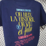 2025 BAR Royal blue CAMPIONS High Quality Casual T-Shirt (宝蓝)