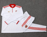 25-26 Bayern White Half Pull Tracksuit #B2520(半拉链)