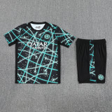 25-26 INT Black blue Training Short Suit