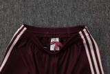 25-26 Bayern Deep Red Half Pull Tracksuit #B2512(半拉链)