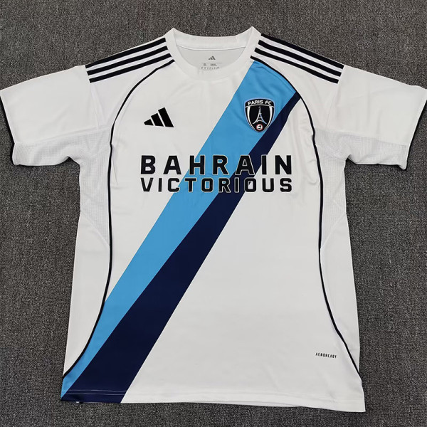 25-26 Paris FC Away Fans Soccer Jersey