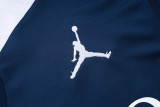 25-26 PSG Jordan Royal blue Kids Half Pull Tracksuit #E25168(童装)(半拉链)
