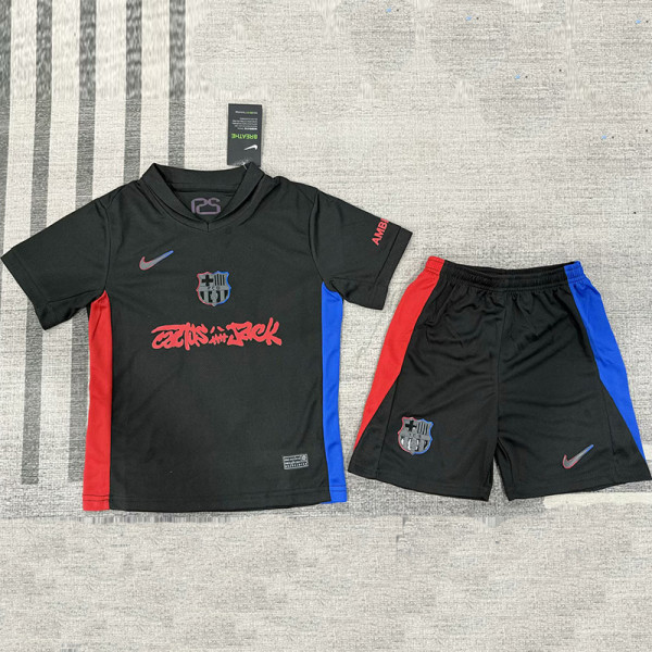 24-25 BAR Away Kids Soccer Jersey (Cactus Jack)红