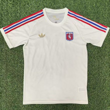 24-25 Lyon 75th Anniversary White Fans Training shirts