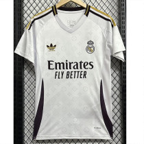 24-25 RMA White Joint Edition Fans Soccer Jersey (紫边)
