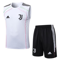 25-26 JUV White Tank top and shorts suit #D25109