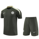 25-26 CHE Army green Training Short Suit