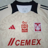 24-25 Tigres UANL Light Yellow Limited Edition Fans Soccer Jersey