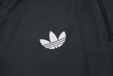 25-26 Argentina Dark gray Half Pull Tracksuit #B2529(半拉链)