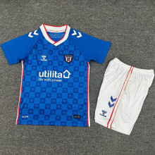 25-26 Sunderland Away Kids Soccer Jersey