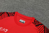 24-25 Napoli Red Training Short Suit