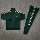 2026 AD Dark green Jacket Tracksuit #AJ24
