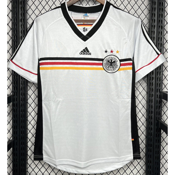 1998 Germany Home Retro Soccer Jersey