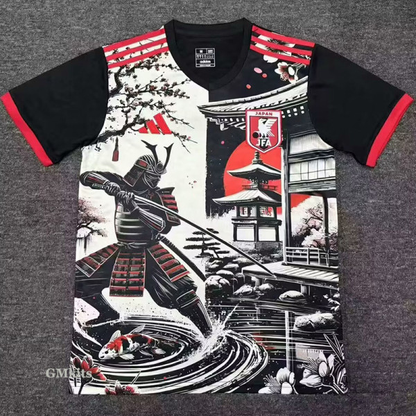 24-25 Japan Black Special Edition Fans Training Shirts (长刀武士)