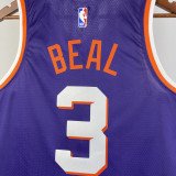 23-24 SUNS BEAL #3 Purple Top Quality Hot Pressing NBA Jersey