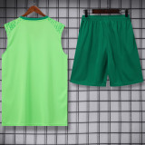 24-25 Palmeiras Light green Tank top and shorts suit