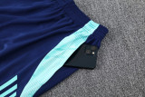 24-25 Flamengo Royal blue Tank top and shorts suit