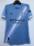 25-26 Man City Home Player Version Soccer Jersey