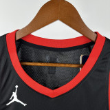 23-24 Rockets DURANT #35 Black Top Quality Hot Pressing NBA Jersey (Trapeze Edition)飞人版