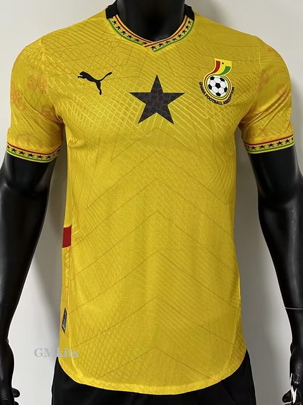 24-25 Ghana Away Player Version Soccer Jersey