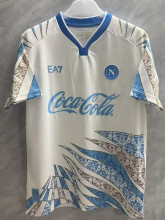 25-26 Napoli White Blue Training Shirts